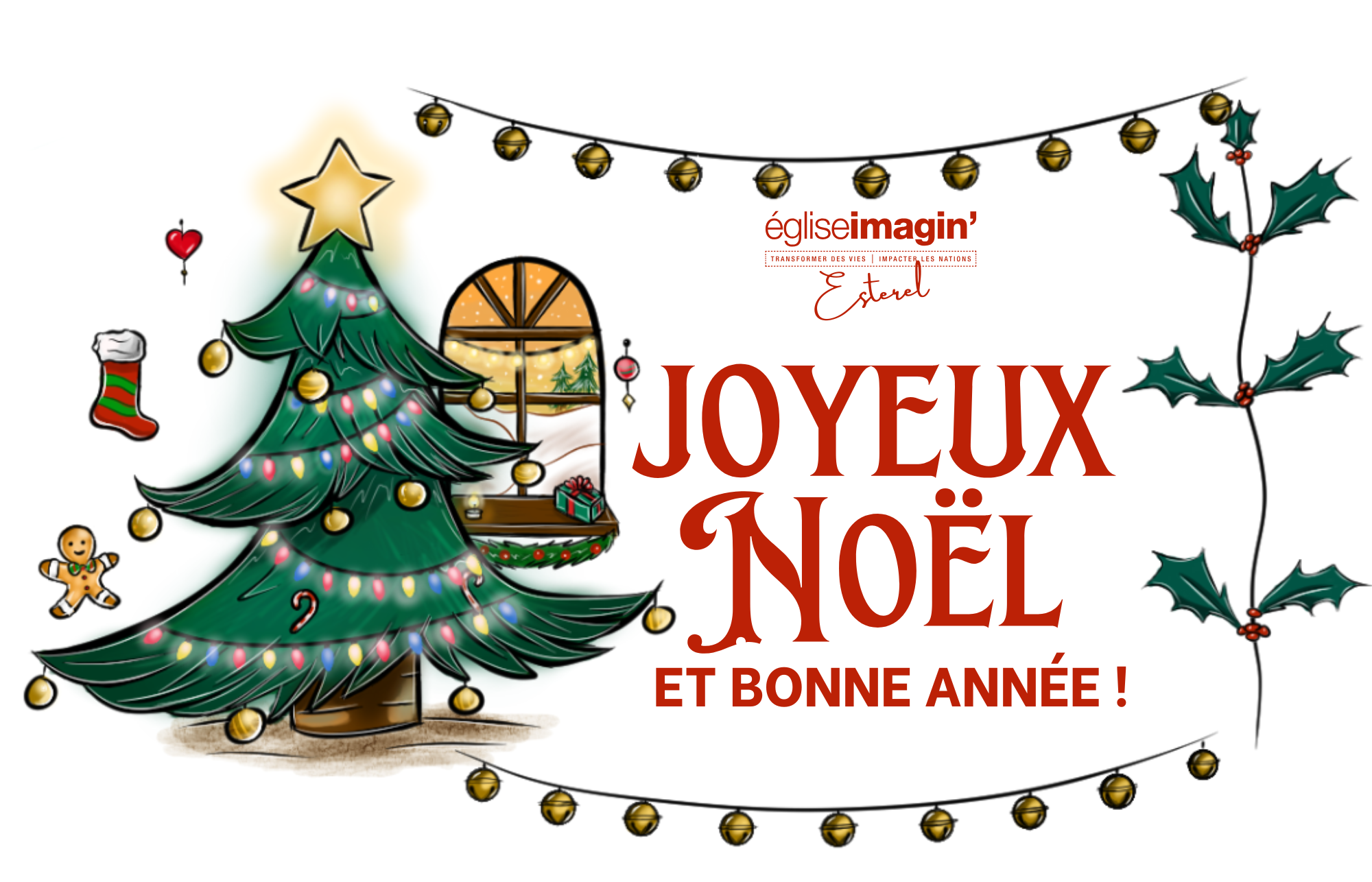 Joyeux Noël et Bonne Année - Église Imagin'Esterel